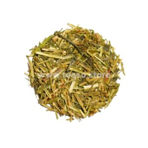 Detalle de las hojas de Té verde Kukicha Premium de Tea10