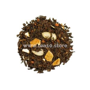 Hojas secas de Té Negro Naranja Vainilla Premium de Tea10