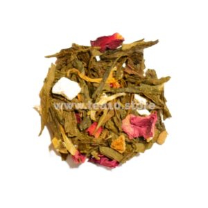 Hojas secas de té verde tres tesoros premium de Tea10
