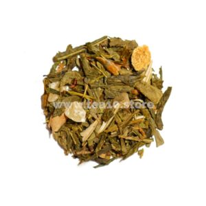 Hojas secas de Té Verde Mediterráneo Premium de Tea10