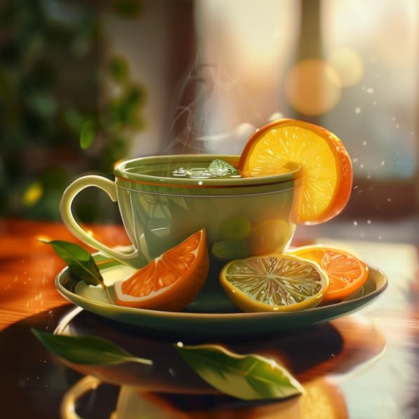 té verde y vitamina c