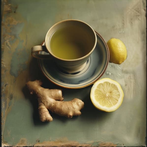 Té Verde con Jengibre y Limón