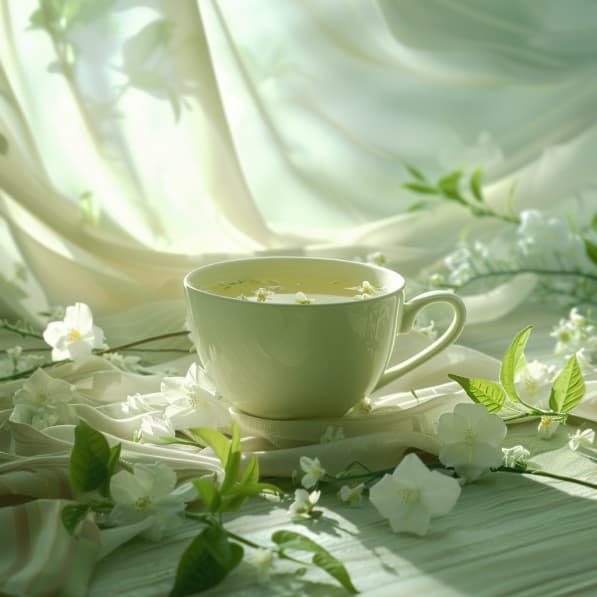 té verde con jazmín beneficios