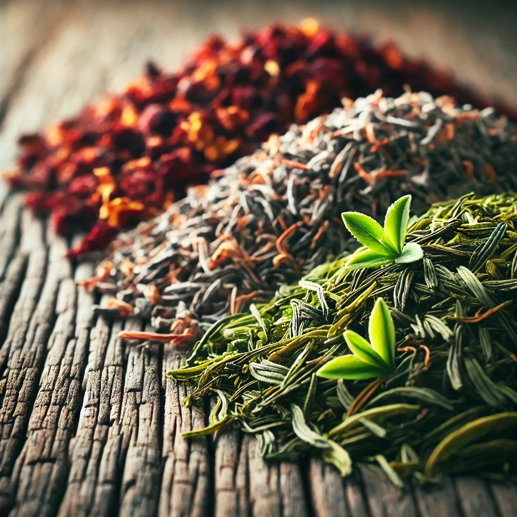 A Group Of Different Colored Herbs