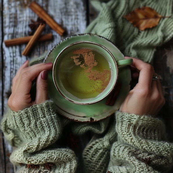 Te Verde Con Canela Y Limon