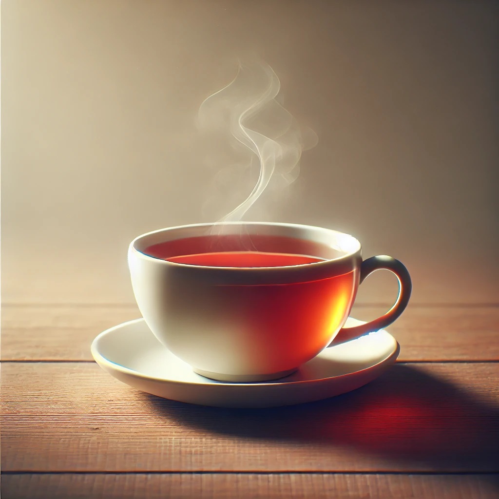 A Cup Of Tea With Steam